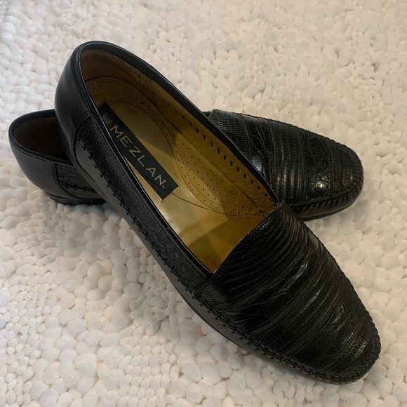 Mezlan Genuine Lizard Mens Loafers 
